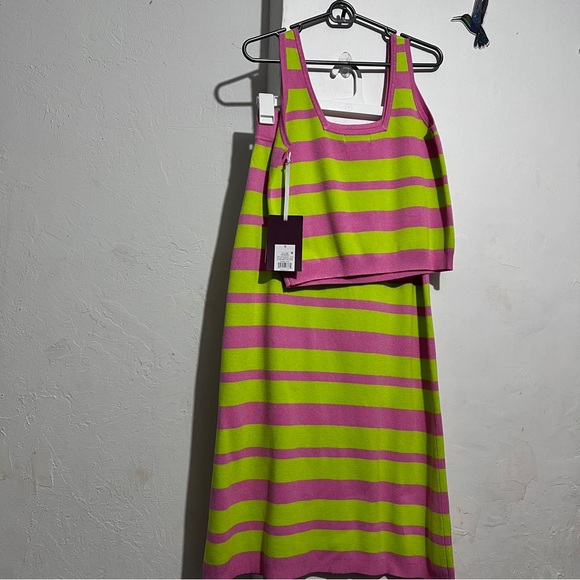 Victor Glemaud x Target Striped Midi Sweater Skirt and Tank top set S :Box OW2: - Picture 6 of 12